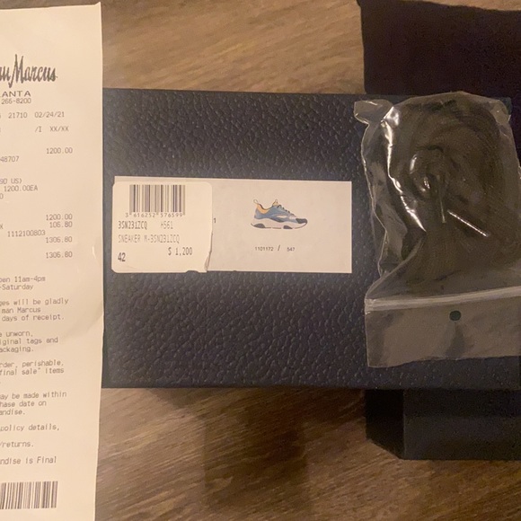 COPY - Dior Shoes Size 42 Teal Yellow & Black - Picture 5 of 6